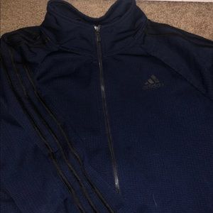Adidas blue track jacket